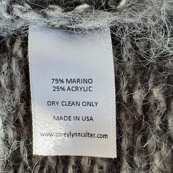 Anthropologie Corey Lynn Calter Mulitcolor Design Wool Crewneck Sweater Small - Picture 8 of 8